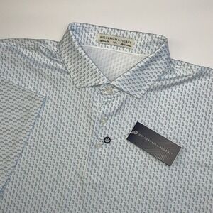 NEW Holderness & Bourne The Curzon Shirt Mens XXL Seahorse AOP Harbor Golf